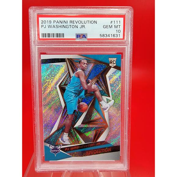 2019-20 Panini Revolution- Hornets Rookies #111 PJ Washington Jr. (RC) PSA 10 - Picture 1 of 5